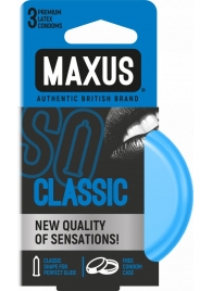 Классические презервативы в железном кейсе MAXUS Classic - 3 шт. - Maxus - купить с доставкой в Хабаровске