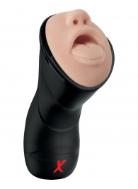 Мастурбатор-ротик Deep Throat Vibrating Stroker - Pipedream - в Хабаровске купить с доставкой