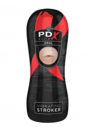 Мастурбатор-ротик Vibrating Oral Stroker - Pipedream - в Хабаровске купить с доставкой