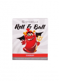 Стимулирующий презерватив-насадка Roll   Ball Cherry - Sitabella - купить с доставкой в Хабаровске