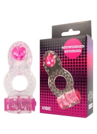 Прозрачное эрекционное кольцо Erowoman-Eroman - Erowoman-Eroman - в Хабаровске купить с доставкой