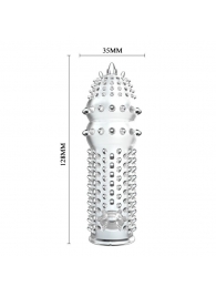 Закрытая прозрачная насадка Crystal sleeve - 14,2 см. - Erowoman-Eroman - в Хабаровске купить с доставкой