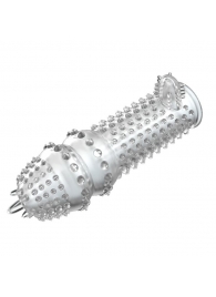 Закрытая прозрачная насадка Crystal sleeve - 14,2 см. - Erowoman-Eroman - в Хабаровске купить с доставкой