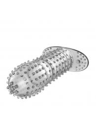 Закрытая прозрачная насадка Crystal sleeve - 12 см. - Erowoman-Eroman - в Хабаровске купить с доставкой