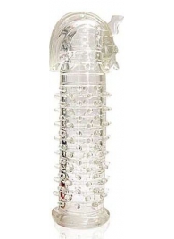 Закрытая прозрачная насадка на пенис Crystal Sleeve Faraon - 13,5 см. - Erowoman-Eroman - в Хабаровске купить с доставкой