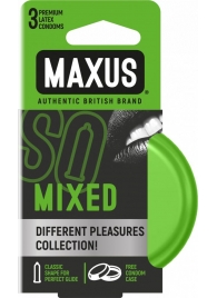 Презервативы в железном кейсе MAXUS Mixed - 3 шт. - Maxus - купить с доставкой в Хабаровске