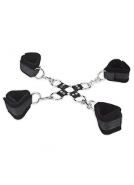 Комплект для сковывания из 5 предметов - Lux Fetish - купить с доставкой в Хабаровске