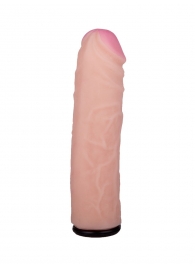 Черный пояс-трусики с насадкой  Гламур Dana  - 15,5 см. - LOVETOY (А-Полимер) - купить с доставкой в Хабаровске