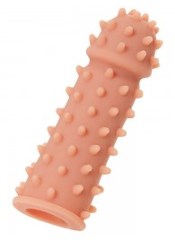 Телесная реалистичная насадка KOKOS Extreme Sleeve 03 с дополнительной стимуляцией - 12,7 см. - KOKOS - в Хабаровске купить с доставкой