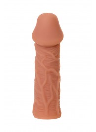 Телесная реалистичная насадка KOKOS Extreme Sleeve 05 с дополнительной стимуляцией - 12,7 см. - KOKOS - в Хабаровске купить с доставкой