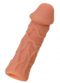 Телесная реалистичная насадка KOKOS Extreme Sleeve 05 с дополнительной стимуляцией - 12,7 см. - KOKOS - в Хабаровске купить с доставкой