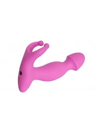Розовый стимулятор простаты с усиками - 15 см. - 4sexdreaM - в Хабаровске купить с доставкой