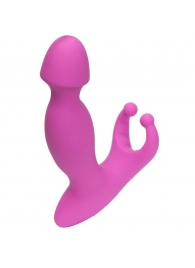 Розовый стимулятор простаты с усиками - 15 см. - 4sexdreaM - в Хабаровске купить с доставкой