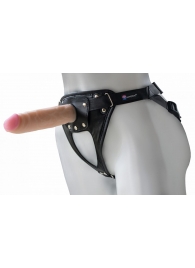 Универсальный мягкий пояс с насадкой Hard brutal BDSM-КОНСУЛ - 17 см. - LOVETOY (А-Полимер) - купить с доставкой в Хабаровске