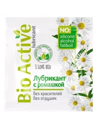 Пробник лубриканта на водной основе Bio Active - 3 гр. - Биоритм - купить с доставкой в Хабаровске