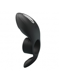 Черное кольцо на пенис с вибрацией Vibration Penis Sleeve - Baile - в Хабаровске купить с доставкой
