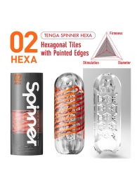 Мастурбатор SPINNER Hexa - Tenga - в Хабаровске купить с доставкой