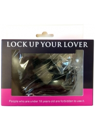 Черные меховые наручники Love с ключиками - Baile - купить с доставкой в Хабаровске