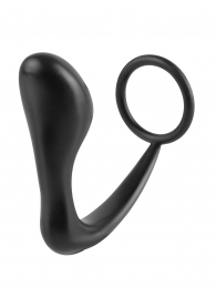 Эрекционное кольцо с анальной пробкой Ass-Gasm Cockring Plug - Pipedream - в Хабаровске купить с доставкой