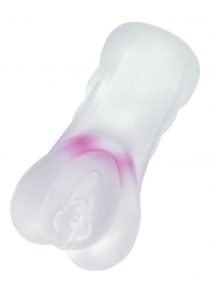 Прозрачный реалистичный мастурбатор Juicy Pussy Crystal Rose - ToyFa - в Хабаровске купить с доставкой