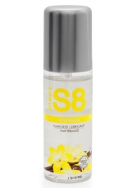 Лубрикант на водной основе Stimul8 Flavored Lube с ванильным ароматом - 125 мл. - Stimul8 - купить с доставкой в Хабаровске