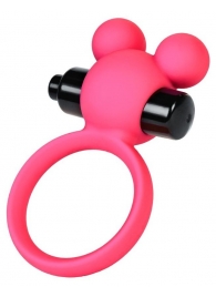 Розовое виброкольцо на пенис A-Toys - A-toys - в Хабаровске купить с доставкой
