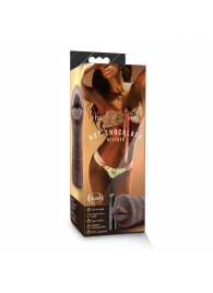 Коричневый мастурбатор-ротик Heather - Blush Novelties - в Хабаровске купить с доставкой