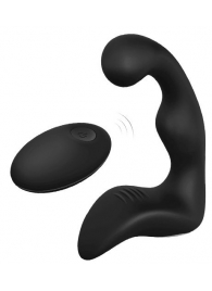 Черный вибромассажер простаты REMOTE BOOTY PLEASER - Dream Toys - в Хабаровске купить с доставкой