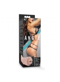 Телесный мастурбатор-ротик Angie - Blush Novelties - в Хабаровске купить с доставкой