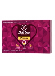 Женский возбудитель мгновенного действия Forte Love Power - 7 ампул (2,5 мл.) - Капиталпродукт - купить с доставкой в Хабаровске