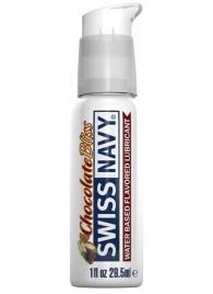 Лубрикант с ароматом шоколада Swiss Navy Chocolate Bliss Lube - 29,5 мл. - Swiss navy - купить с доставкой в Хабаровске