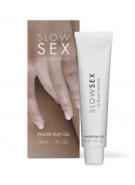 Гель для мастурбации с ароматом кокоса Slow Sex Finger Play Gel - 30 мл. - Bijoux Indiscrets - купить с доставкой в Хабаровске