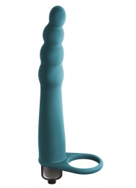 Зеленая вибронасадка для двойного проникновения Bramble - 16,5 см. - Lola Games - купить с доставкой в Хабаровске