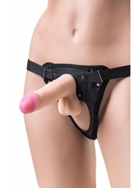 Телесный страпон на трусиках Realstick Hunter - 14,5 см. - ToyFa - купить с доставкой в Хабаровске