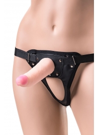 Телесный страпон на трусиках Realstick Jax - 17,9 см. - ToyFa - купить с доставкой в Хабаровске