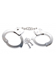 Металлические наручники Beginner s Metal Cuffs - Pipedream - купить с доставкой в Хабаровске
