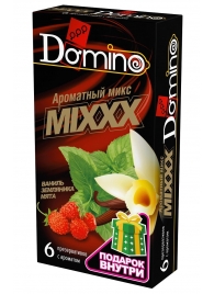 Ароматизированные презервативы DOMINO  Ароматный микс  - 6 шт. - Domino - купить с доставкой в Хабаровске