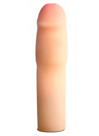Телесная насадка-удлинитель на пенис PERFORMANCE 1.5INCH COCK XTENDER - 16 см. - Blush Novelties - в Хабаровске купить с доставкой