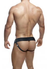 Черный мужской страпон DR. SKIN 6INCH HOLLOW STRAP ON - 16 см. - Blush Novelties - купить с доставкой в Хабаровске