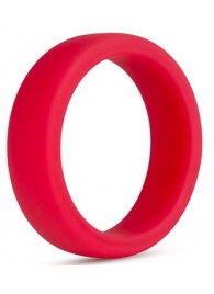 Красное эрекционное кольцо Silicone Go Pro Cock Ring - Blush Novelties - в Хабаровске купить с доставкой
