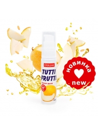 Гель-смазка Tutti-frutti со вкусом сочной дыни - 30 гр. - Биоритм - купить с доставкой в Хабаровске