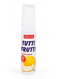 Гель-смазка Tutti-frutti со вкусом сочной дыни - 30 гр. - Биоритм - купить с доставкой в Хабаровске
