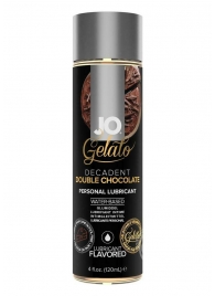 Лубрикант с ароматом шоколада JO GELATO DECADENT DOUBLE CHOCOLATE - 120 мл. - System JO - купить с доставкой в Хабаровске