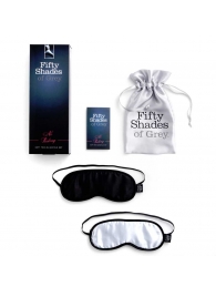 Набор из двух масок на глаза Soft Blindfold Twin Pack - Fifty Shades of Grey - купить с доставкой в Хабаровске