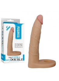 Телесная насадка-фаллоимитатор для двойного проникновения - 17 см. - Lovetoy - купить с доставкой в Хабаровске