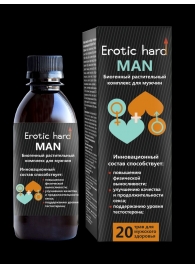 Мужской биогенный концентрат для усиления эрекции Erotic hard Man - 250 мл. - Erotic Hard - купить с доставкой в Хабаровске