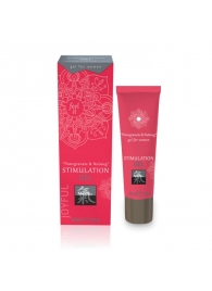 Возбуждающий интимный гель для двоих STIMULATION GEL Pomegranate   Nutmeg - 30 мл. - Shiatsu - купить с доставкой в Хабаровске