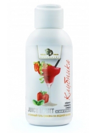 Интимный гель-смазка JUICY FRUIT с ароматом клубники - 100 мл. - БиоМед - купить с доставкой в Хабаровске