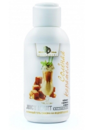 Интимный гель-смазка JUICY FRUIT с ароматом солёной карамели - 100 мл. - БиоМед - купить с доставкой в Хабаровске