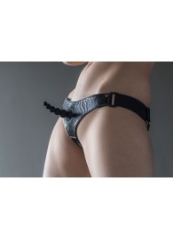 Черные трусики Better с анальной насадкой - 8 см. - Lola Games - купить с доставкой в Хабаровске